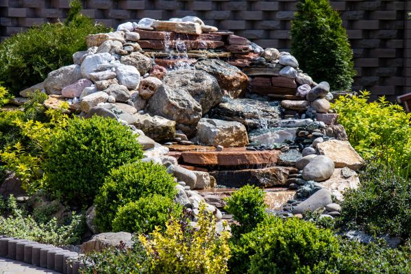 River Rock Landscaping in Farmington