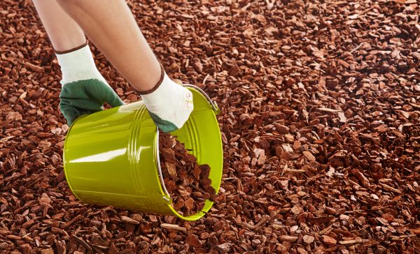 Wood Chip Landscaping in Farmington